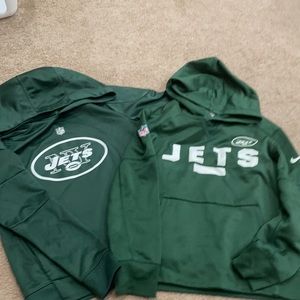 Pair of Boys Jets hoodies, gently used